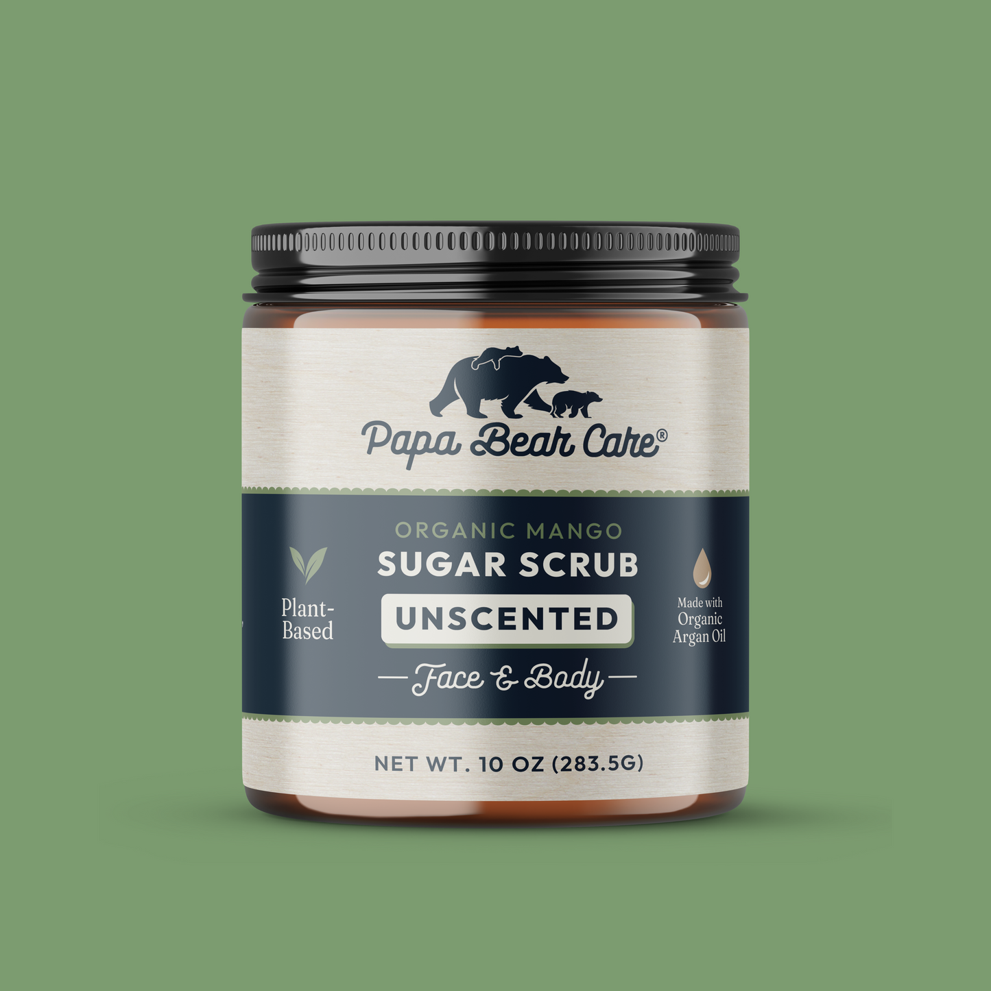 Organic Face & Body Scrub - Papa Bear Care